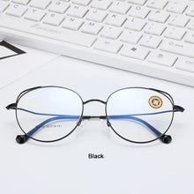 Load image into Gallery viewer, VEGA Eyewear Popular Cat Eye Spectacle Frame For Women Men Retro Glasses Frame Gold Clear Frame Glasses VG254