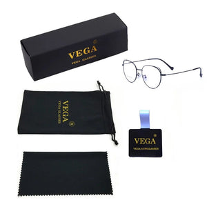 VEGA Eyewear Popular Cat Eye Spectacle Frame For Women Men Retro Glasses Frame Gold Clear Frame Glasses VG254
