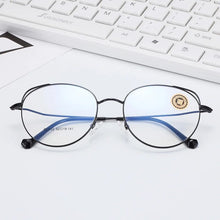 Load image into Gallery viewer, VEGA Eyewear Popular Cat Eye Spectacle Frame For Women Men Retro Glasses Frame Gold Clear Frame Glasses VG254