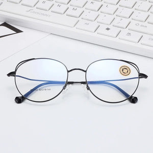 VEGA Eyewear Popular Cat Eye Spectacle Frame For Women Men Retro Glasses Frame Gold Clear Frame Glasses VG254