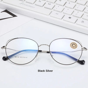 VEGA Eyewear Popular Cat Eye Spectacle Frame For Women Men Retro Glasses Frame Gold Clear Frame Glasses VG254