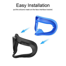 Load image into Gallery viewer, VR Headset Face Silicone Cover Cushion Soft Pads For Oculus Quest 2 VR Accessories Washable Replacement Face Pad Cover Cushion