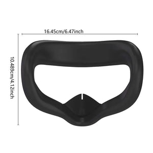 VR Headset Face Silicone Cover Cushion Soft Pads For Oculus Quest 2 VR Accessories Washable Replacement Face Pad Cover Cushion