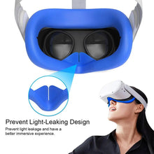 Load image into Gallery viewer, VR Headset Face Silicone Cover Cushion Soft Pads For Oculus Quest 2 VR Accessories Washable Replacement Face Pad Cover Cushion
