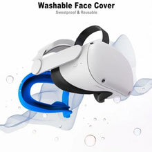 Load image into Gallery viewer, VR Headset Face Silicone Cover Cushion Soft Pads For Oculus Quest 2 VR Accessories Washable Replacement Face Pad Cover Cushion