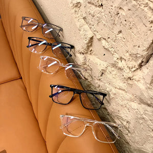 VWKTUUN TR90 Eyeglasses Frame  Anti Blue Light Glasses For Men Women Square Optical Glasses Frame Transparent Bluelight Glasses
