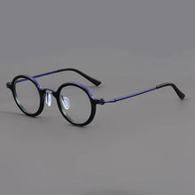 Load image into Gallery viewer, Vintage Acetate Eyeglasses Frame Men Round Myopia Prescription Optical Glasses Women Retro Luxury Brand Glasses Frame Eyewear