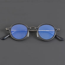 Load image into Gallery viewer, Vintage Acetate Eyeglasses Frame Men Round Myopia Prescription Optical Glasses Women Retro Luxury Brand Glasses Frame Eyewear