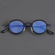Load image into Gallery viewer, Vintage Acetate Eyeglasses Frame Men Round Myopia Prescription Optical Glasses Women Retro Luxury Brand Glasses Frame Eyewear