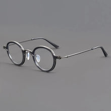Load image into Gallery viewer, Vintage Acetate Eyeglasses Frame Men Round Myopia Prescription Optical Glasses Women Retro Luxury Brand Glasses Frame Eyewear