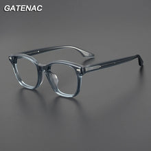 Load image into Gallery viewer, Vintage Acetate Eyeglasses Frame Men   Retro Prescription Myopia Glasses Frame Women   Brand Designer Eyewear