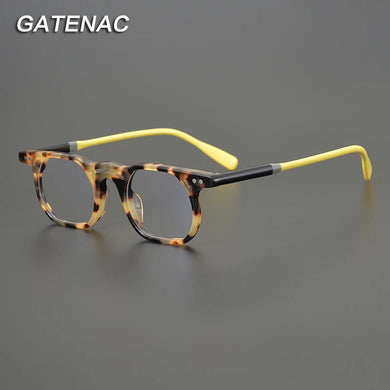 Vintage Acetate Glasses Frame Men 2022 Cat Eye Prescription Myopia Optical Eyeglasses Frame Women Luxury Brand Korea Eyewear