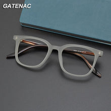 Load image into Gallery viewer, Vintage Acetate Glasses Frame Men   Prescription Myopia Eyeglasses Frame Women Retro Luxury Brand Designer Spectacles