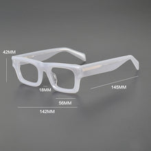 Load image into Gallery viewer, Vintage Acetate Glasses Frame Men   Square Prescription Myopia Eyeglasses Frame Women Retro   Brand Designer Eyewear