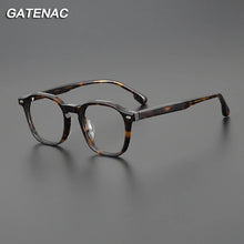 Load image into Gallery viewer, Vintage Acetate Glasses Frame Men Square Prescription Myopia Eyeglasses Frame Women   Retro   Brand Designer Eyewear