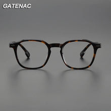 Load image into Gallery viewer, Vintage Acetate Glasses Frame Men Square Prescription Myopia Eyeglasses Frame Women   Retro   Brand Designer Eyewear