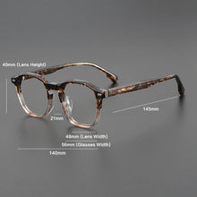 Load image into Gallery viewer, Vintage Acetate Glasses Frame Men Square Prescription Myopia Eyeglasses Frame Women   Retro   Brand Designer Eyewear