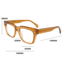 Load image into Gallery viewer, Vintage Acetate Glasses Frame Men Square Prescription Myopia Optical Eyeglasses Women   Luxury Brand Spectacles Eyewear