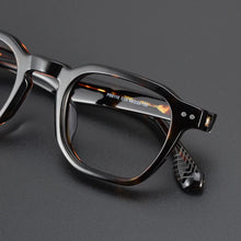Load image into Gallery viewer, Vintage Acetate Glasses Frame Men Square Retro Prescription Myopia Eyeglasses Frame Women   Japan Luxury Designer Eyewear