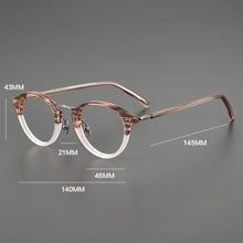Load image into Gallery viewer, Vintage Acetate Glasses Frame Men Ultra Light Myopia Prescription Optical Eyeglasses Women Retro Japan   Brand Eyewear