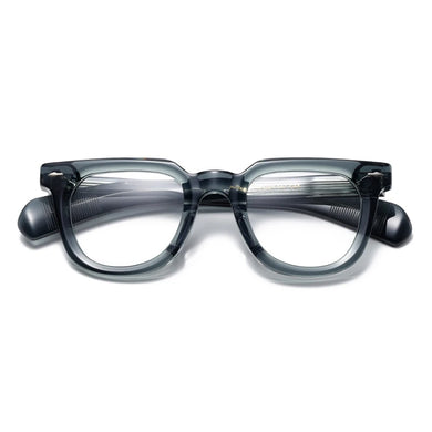 Vintage Acetate Optical Eyeglasses for Men Women  Retro Myopia Glasses Frame Designer Brand Design Thick Frame Spectacles