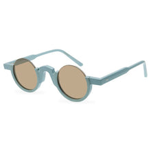 Carica l&#39;immagine nel visualizzatore di Gallery, Occhiali da vista rotondi vintage in acetato Montatura da uomo Retro Mezza montatura Occhiali da vista piccoli Miopia ottica Montature per occhiali da vista Occhiali