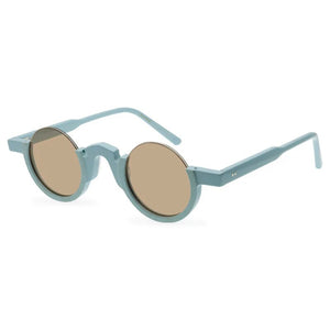 Occhiali da vista rotondi vintage in acetato Montatura da uomo Retro Mezza montatura Occhiali da vista piccoli Miopia ottica Montature per occhiali da vista Occhiali