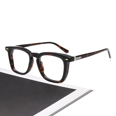 Vintage Acetate Thick Frame Eyeglasses for Men Women Square Full Rim Optical Glasses Frames Retro Myopia Prescription Spectacles
