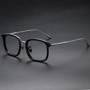 Vintage Acetate Titanium Eyeglasses Frame Men Optical Myopia Prescription Glasses Frame Women Retro Luxury Designer Eyewear