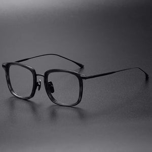 Vintage Acetate Titanium Eyeglasses Frame Men Optical Myopia Prescription Glasses Frame Women Retro Luxury Designer Eyewear