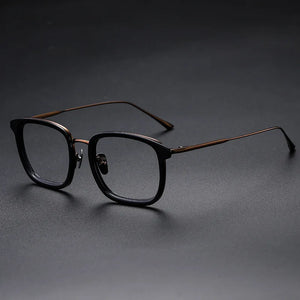 Vintage Acetate Titanium Eyeglasses Frame Men Optical Myopia Prescription Glasses Frame Women Retro Luxury Designer Eyewear