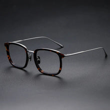 Load image into Gallery viewer, Vintage Acetate Titanium Eyeglasses Frame Men Optical Myopia Prescription Glasses Frame Women Retro Luxury Designer Eyewear