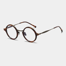 Load image into Gallery viewer, Vintage Acetate Titanium Eyeglasses Frame Men Round Myopia Prescription Glasses Frame Women Retro Japan   Brand Eyewear