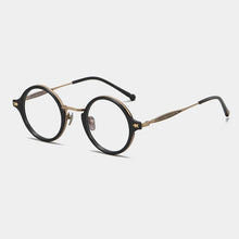 Load image into Gallery viewer, Vintage Acetate Titanium Eyeglasses Frame Men Round Myopia Prescription Glasses Frame Women Retro Japan   Brand Eyewear