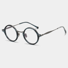 Load image into Gallery viewer, Vintage Acetate Titanium Eyeglasses Frame Men Round Myopia Prescription Glasses Frame Women Retro Japan   Brand Eyewear