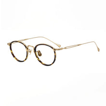 Load image into Gallery viewer, Vintage Acetate Titanium Eyeglasses Frame Men Round Prescription Myopia Glasses Frame Women Retro Luxury Brand Designer Eyewear