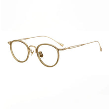Load image into Gallery viewer, Vintage Acetate Titanium Eyeglasses Frame Men Round Prescription Myopia Glasses Frame Women Retro Luxury Brand Designer Eyewear