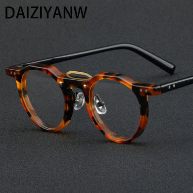 Vintage Brand High Quality Acetate Optical Glasses Frames Men Women  Prescription Eyeglasses