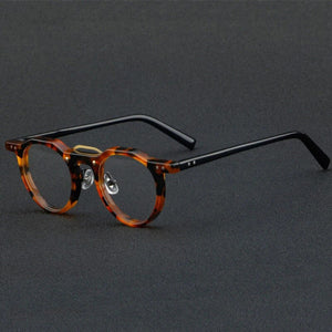 Vintage Brand Polygon Acetate Optical Glasses Frames Men Women Prescription Eyeglasses