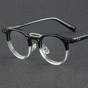 Vintage Brand Polygon Acetate Optical Glasses Frames Men Women Prescription Eyeglasses