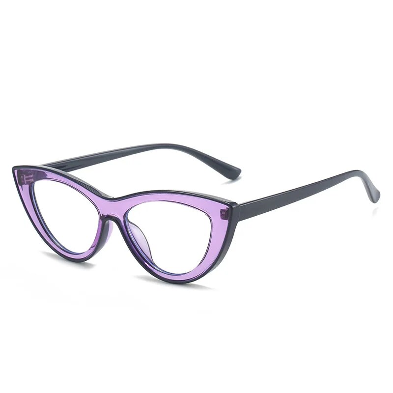 Vintage Cat Eye Anti-blue Light TR Glasses Frames Optical Computer Glasses Women Spectacles  Eyewear Eyeglasses Frame
