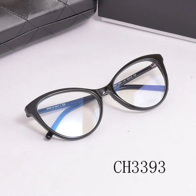 Vintage Cat eye  Optical Eyeglasses Frames CH3393 Aceate Reading Myopia Prescription Glasses Women Man With  Box