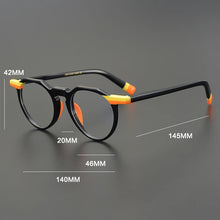 Load image into Gallery viewer, Vintage Designer Acetate Glasses Frame Men Prescription Myopia Optical Eyeglasses Frame Women     Brand Eyewear