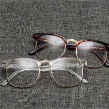 Load image into Gallery viewer, Vintage  Eyeglass Frames Full Rim Retro Glasses eyewear Rx able unisex myopia Spectacles come with clear non prescription lenses