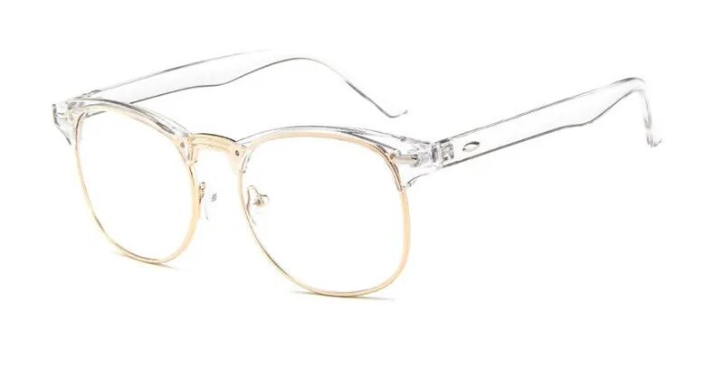 Vintage  Eyeglass Frames Full Rim Retro Glasses eyewear Rx able unisex myopia Spectacles come with clear non prescription lenses