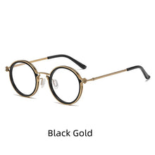 Load image into Gallery viewer, Vintage  Brand Eyeglass Frame Men's Round Frame Punk Style Metal Anti Blue Light Computer Reading Glasses Presbyopia