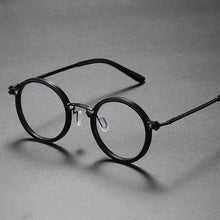 Load image into Gallery viewer, Vintage  Brand Eyeglass Frame Men's Round Frame Punk Style Metal Anti Blue Light Computer Reading Glasses Presbyopia