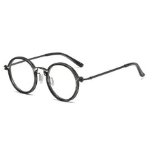 Load image into Gallery viewer, Vintage Eyeglass Frame Men's Round Frame Punk Style Metal Anti Blue Light Flat Mirror Eyewear