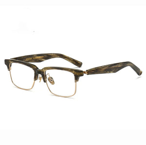 Vintage Handmade Acetate Eyeglasses Frame Retro Men Optical Eyewear Top Quality Prescription Glasses Women