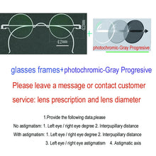 Load image into Gallery viewer, Vintage Handmade Old Glasses 30 32 34 36 38mm Small Round Myopia Optical Prescription Anti-Blu-ray Eyewear Frame Female Retro